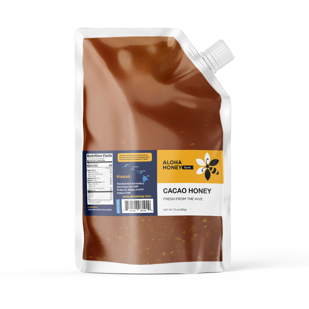 Raw Honey Infused with Cacao 10 oz (285 g)