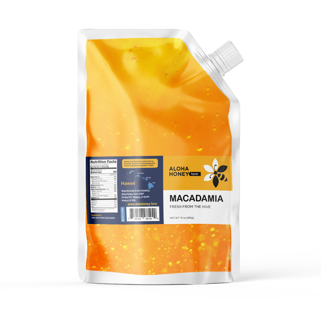 Macadamia Blossom Honey 10 oz (285 g)