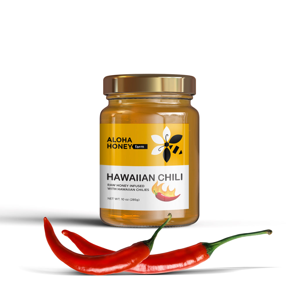 Hawaiian Hot (Hawaiian Chili infused with honey) 10 oz (285g)
